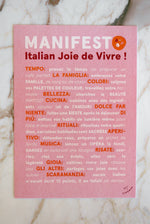 Charger l&#39;image dans la galerie, Manifesto &quot;Italian Joie de Vivre!&quot;

