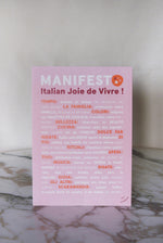 Charger l&#39;image dans la galerie, Manifesto &quot;Italian Joie de Vivre!&quot;
