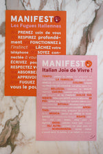 Charger l&#39;image dans la galerie, Manifesto « Les Fugues Italiennes »
