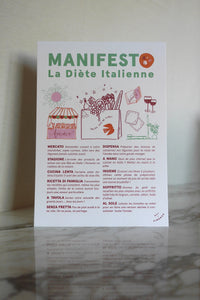 Manifesto "La Diète Italienne"